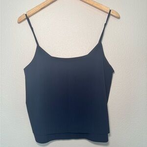 Athleta Navy Blue Spaghetti Strap top size M